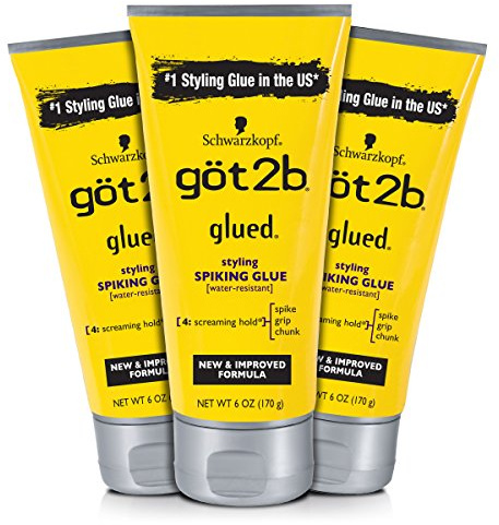 Got2b Styling Spiking Hair Glue, 6 Ounce, 3 Count