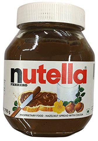 Nutella Haselnussaufstrich - mit Kakao, 750 g Glas