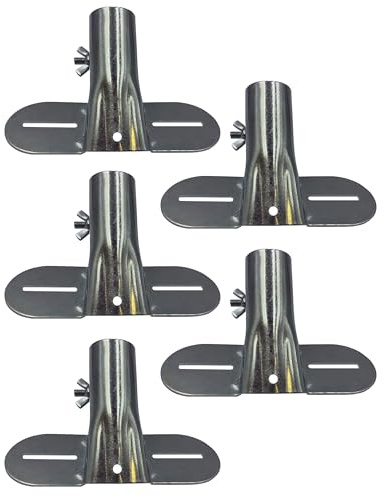 Heavy Duty Metal Broom Brush Handle Bracket with Adjustable Brace Diameter to Support Fixed Push Broom Handles (5)