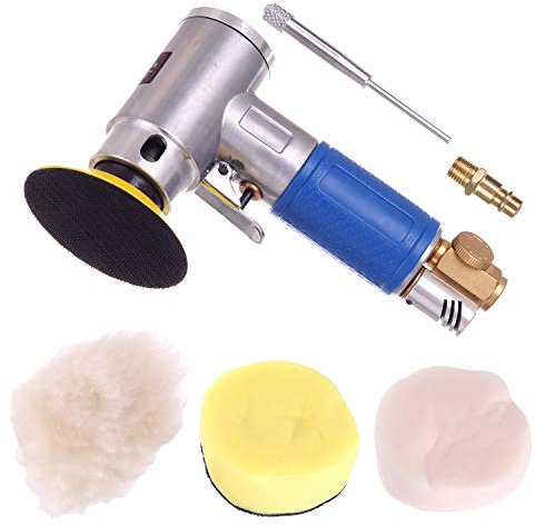 Mini Levigatrice Ad Aria Compressa Disco 75mm Rotorbitale Orbitale Pneumatica di alta qualità, per levigatrice per auto con accessori
