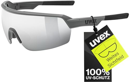 Uvex sportstyle 227 Sportbrille, grey matt/mirror silver, one size