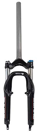 QHY 20 XC Aluminiumlegierung Fahrradabsorber Luftgabel Federweg 100mm 1-1/8Rebound Adjust Ultraleicht Fahrradgabel (Color : Black, Size : 20 inches)