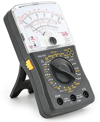 TOSSPER Mini Multímetro Analógico Mano/Voltmeter Ammeter Resistencia Continuidad Capacitancia Fusible Y Diodos Probador