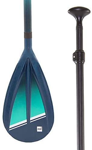 Red Paddle Co Rotes Paddel, Cruiser, robust, verstellbares SUP-Paddel, schwarz-grün, U, Unisex-Erwachsene