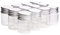 Lot de 12 Petits bocaux vides en Verre Transparent de 15 ML avec couvercles pour Miel, Confiture, gelée