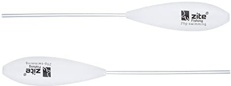 Zite Fishing Sbirolino-Posen | Sbirulino 5, 10, 15, 20, 25g Schwimmend | Schlepp-Pose für Forellenangeln mit Teig & Trout Spoon | Aerodynamisches Design für hohe Wurfweiten