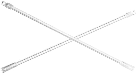 Mikikit Curtain Pull Rod 17 Inch Blind Wand Replacement Window Blind Stick for Drapery Control and Easy Installation