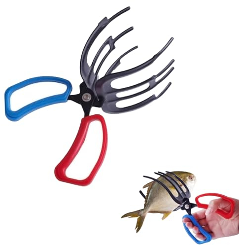 Angelzange mit Anti-Rutsch Griff Gebogen 15.5cm, Fishing Hakenlöser, Hakenlöse Zange, Arterienklemme Angeln, Hakenlöser Zange, Haken Lösezange, Zange Angeln, Anglerzange Angeln Zange Lösen (1 Stück)