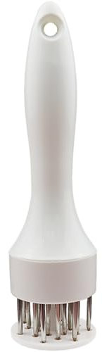 SLEDEZ Aguja Ablandadora De Carne Ablandador de Carne casero con Aguja for Carne Suelta de Acero Inoxidable for Cocina(White)