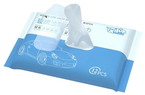 Lingettes nettoyantes pour vitres de voiture, dissolvant de film d'huile de pare-brise, lingettes nettoyantes en verre avec film d'huile, lingettes nettoyantes de vitres, lingettes