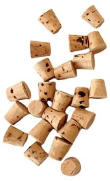 CHIZISX Vogelspielzeug, Kauspielzeug für Vögel, Papageien, Käfigspielzeug, Naturholz, Molar-Korken, Spielzeug für Wellensittiche, Papageien, kleine Größe, Vögel für Käfig