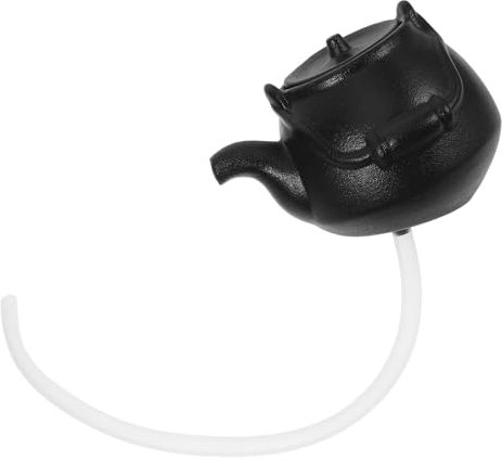 Happyyami Ceramic Fountain Spout Outdoor Fountain Decoration Waterfall Part Replacement for Garden Pond Landscape Bottom Inlet Water Feature Accessory