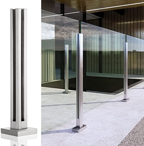 Sistema di ringhiera in acciaio inox per scale interne/esterne piscina giardino ponte altezza 60 120 cm