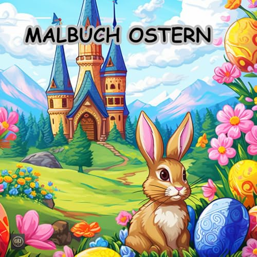 MALBUCH FÜR KINDER . OSTERN: Malbuch für Kinder- Bunte Osterfreude