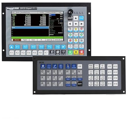 Controllore CNC, Controller CNC autonomo a 3/4/5 assi, PLC offline, DDCS Expert e volantino MPG, arresto di emergenza e tastiera(5 Axis DDCS Expert)