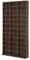 HOMCOM Libreria Modulare Mobile Porta CD Classica 36 Scompartimenti RegolabilI Legno 195 × 102 × 23.5cm