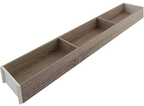 BLUM AMBIA-LINE Schubkastenrahmen schmal, NL600mm, B100mm, Bardolino Eiche