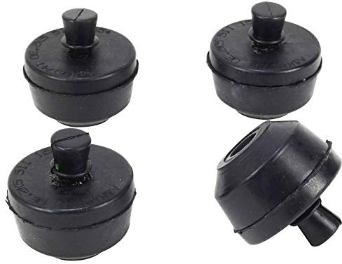 4x Anschlagpuffer Hinterachse Federwegsbegrenzer Anschlaggummi Gummipuffer Blattfederpuffer