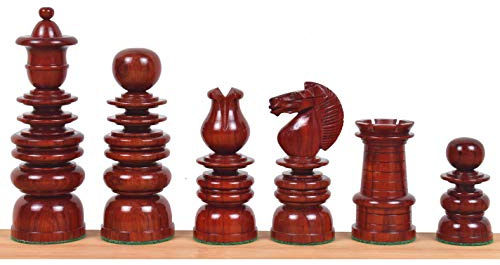 Royal Chess Mall 4,3 St. George Pre-Staunton Calvert Schachfiguren Nur Knospen Palisander setzen und Buchsbaum…