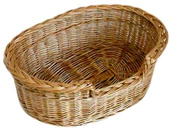 MyBer Katzenliege, Hundeliege, Katzenbett, Hundebett Haustier Sofa Liege Bett aus Weide K5-100-4 (BTH 54cm/38cm/17cm)