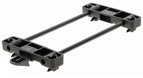 XLC BA-X23 Adapterplatte Racktime passend für 5.1 Taschen, ohne Schloss, schwarz