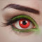 aricona Kontaktlinsen Tageslinsen - Rote Kontaktlinsen farbig - Devil Eyes - Halloween Kontaktlinsen ohne Stärke für Halloween & Kostüm-Partys