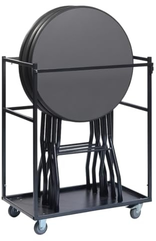 Gastro Uzal - Transportwagen Party Small für Stehtische, Stehtisch, H 120 cm - L 95 cm - B 63 cm