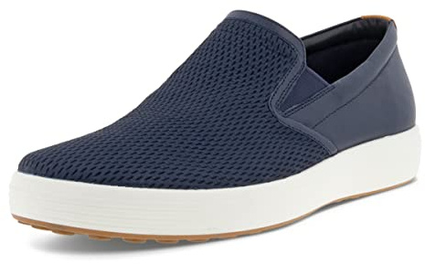 Ecco Herren Soft 7 M Slip-on, Marine/Marine/Lion, 45 EU