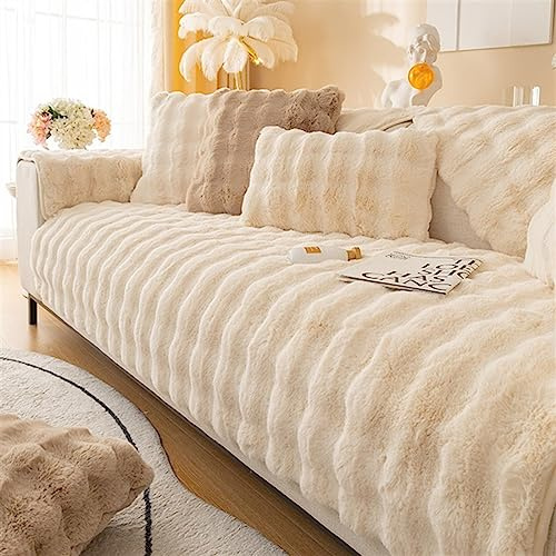 uyeoco Samt-Sofabezug Ecksofa l Form Sofa Überzug Couchbezug Sofa/Couch Wurfdecke Eckcouch 3/2 Sitzer Sofaschutz Schonbezug Sofaschoner Sofabezüge rutschfest Hund Katze (Color : P, Size : 110x180cm)