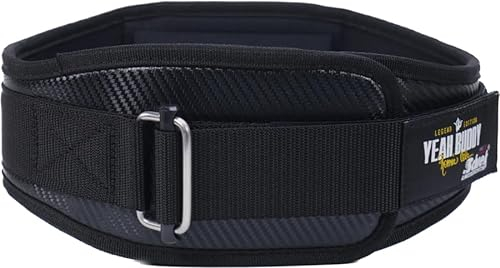 Schiek Sports Ronnie Coleman 4006 Gewichthebergürtel, Lendenwirbelstütze, Gewichthebergürtel, Kohlefaser und Nylon