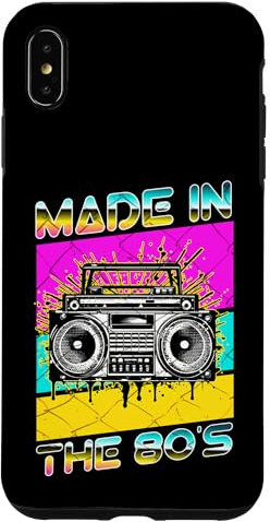Hülle für iPhone XS Max Hergestellt im 80er Jahre 1980er Boombox Graffiti 80er Jahre Hip-Hop-Stil