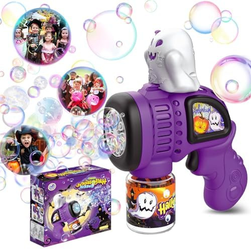 PANACARE Spöklik söt bubbelpistol för barn lämplig för Halloween-lek