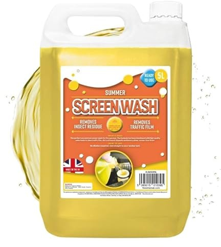 Unibos | 5L Summer Screen Wash, Bug Shifter, Non-Toxic & Biodegradable