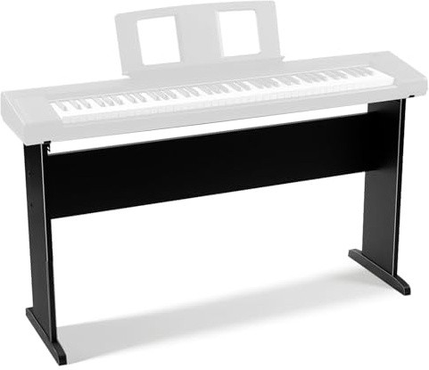 Mosen Klavier-Keyboard-Ständer aus Holz, robust, verstellbare Breite, aufrecht | Aufrechter stabiler Holzständer für 76/88 Tasten E-Pianos, stabiler Rahmen für das tägliche Üben und Musikaufführungen