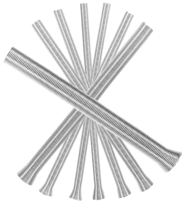 NUOBESTY 7pezzi Piegatrice Per Tubi in Metallo Utensile Piegatubi Manuale Per Metalli Set Piegatubi Molla Per Tubi Freni e Hvac Diverse Dimensioni
