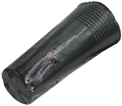 Maceteros Altos Maceta alta de plástico for árboles, plántulas de flores, macetas de vivero profundo con orificios de drenaje for macetas de inicio de contenedores de plantas de interior y exterior pa