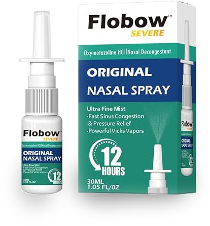 Nasal Spray for Hayfever & Blocked Nose Relief 30ML,Sinus, Cold & Snoring Congestion Aid | Allergy Nasal Spray & Nose Unblocker Adult | Rapid Saline Spray for Breathing Comfort