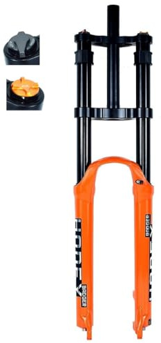 AADDFDD MTB Bike Federgabel 26 27,5 Zoll 29 er Magnesiumlegierung Doppelschulter DH Downhill Mountainbike Luftfederung 160mm