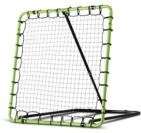 EXIT Toys Tempo Multisport Rebounder - 120x120cm - Trainiere Deine Balltechnik - Für Fußball, Volleyball, Handball, Wasserball und Hockey - Verstellbar in 8 Positionen - Einfach Versetzbar - Schwarz