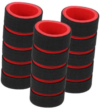 HANABASS Pull up Bar Protector 3 Pack Foam Sponge Grips Sleeves Anti-Skid Gym Bar Protection Handlebar Grip Covers for Weight Barbell Pad for Squats No-Tool Installation