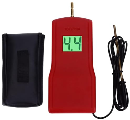 tembager Electric Fence Digital Voltage Tester LCD Display 15KV, Ranch Fence Load Gauge Usefulness Testing Tool