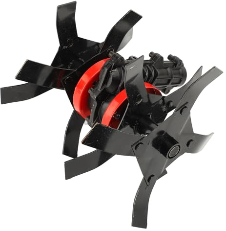 SIXRUN Multifunktionales Metall-Freischneider-Grasrad Zum Auflockern des Bodens und Erstellen Sauberer Gräben, Geeignet für Gartenliebhaber