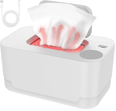 Dispenser Scalda Salviette Per Bambini - Scalda Salviette Umidificate Per Uso Domestico Con Riscaldamento Uniforme, Tecnologia Di Riscaldamento Efficiente, Pannolini Portatile, Robu