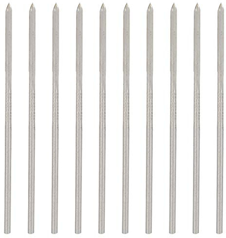 10 Stück HSS-Maschinenreibahlen, Spannreiblauf-Set für die präzise Lochendbearbeitung, Hochgeschwindigkeitsstahl-Reibahle 1,3 mm mit H7-Toleranz für Metallbearbeitungs- und