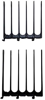 Original CombPal haarschneidekamm, Scherenschneider über Kamm Haarschneidewerkzeug, haare schneiden hilfe Haarschneideset, Barber Haircutting Comb Set(Schwarz Jumbo-Führungsaufsatz)