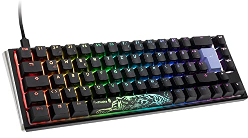 Ducky One 3 Classic Mechanische Tastatur - Mechanical Keyboard - Tastatur Gaming Mechanisch - Gaming Keyboard Mechanical - Mechanische Gaming Tastatur - Fullsize-Format - MX-Black