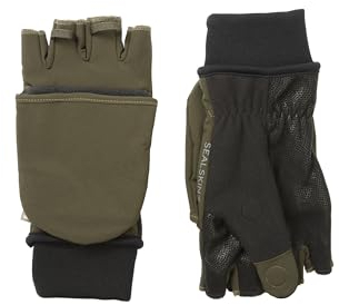 SealSkinz Walpole Kaltwetter-Fausthandschuhe, windfest, olivgrün-schwarz, Größe S
