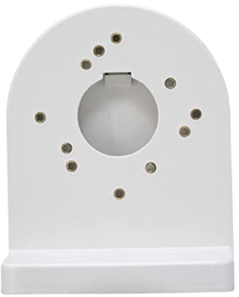 BESTonZON Kamerahalterung Wandhalter Abs Outdoor Halterung Stabile Basis Einfache Montage Für CCTV Sicherheitskameras Halterung Mit Kabelführung Für Innen Und Außenbereich