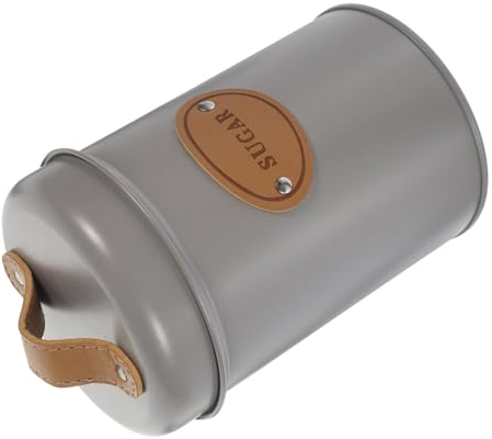 Alipis Tarro Metálico Para Almacenar Azúcar y Té Tapa Hermética, Tamaño Portátil, Material De Hierro, Recipiente Multifuncional Para Café, Dulces y Alimentos Secos, Uso Doméstico