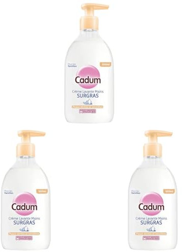 Cadum Surgras Crème Lavante Surgras, 500ml (Lot de 3)